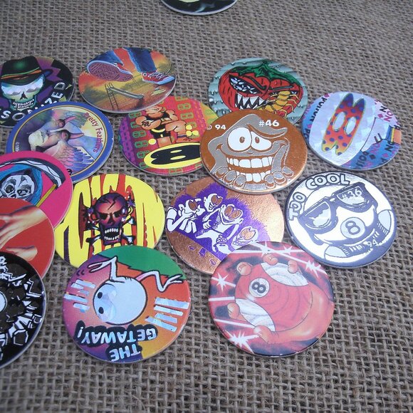 Vintage Pog Collection in Plastic Storage Tube - Picture 6 of 16